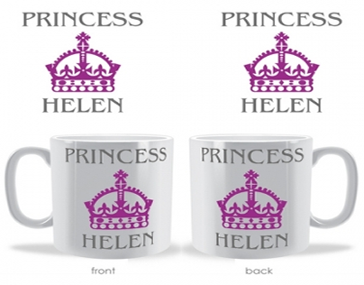 Personalised Crown & Title Mug