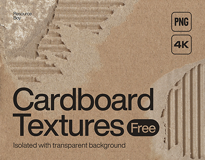 100 Free Torn Cardboard Textures [PNG]