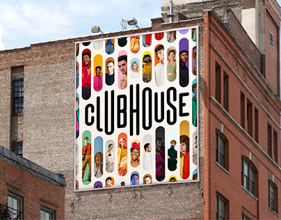 Project thumbnail - Clubhouse Brand Identity Concept