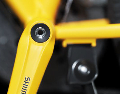 Yellow Bike 3D Renders