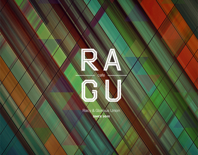 RAGU cafe | Identity | elements | menu