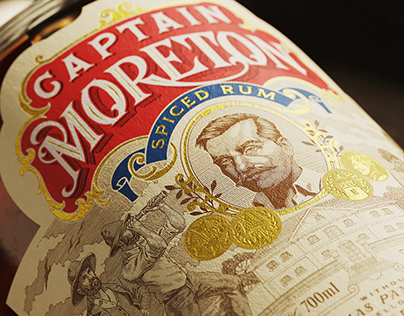 Captain Moreton. Rum. CGI
