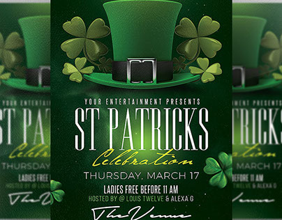 St. Patrick’s Day Flyer Template 3