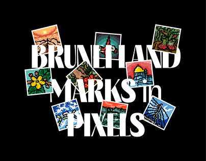 Brunei Landmarks in Pixels