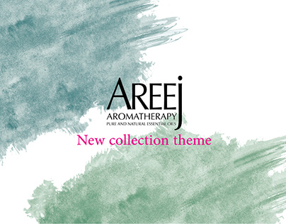 Areej cosmetics brand New Collection theme