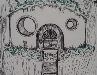 Perspective Draws and Hobbit Huts