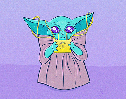 Tea with Grogu (Baby Yoda)