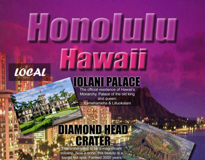 Honolulu, Hawaii, Location Poster