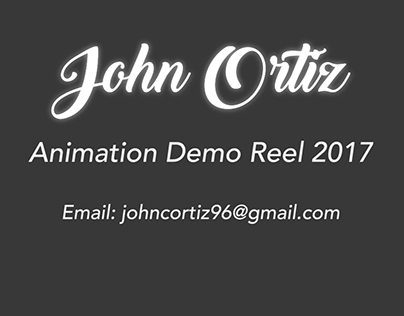 Animation Demo Reel 2017