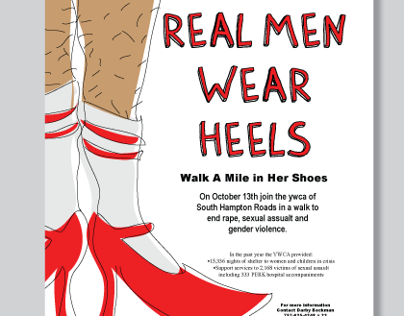 YWCA Real Men Wear Heels Ad