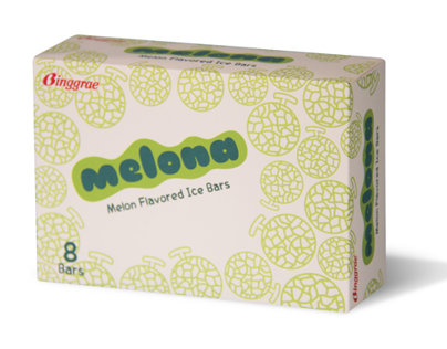 'Melona Ice Bars' Package Redesign