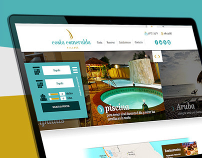 Costa Esmeralda (Aruba village) Website design