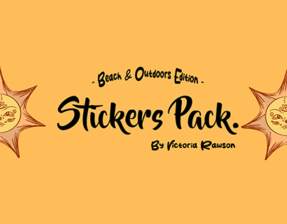 Stickers Pack Beach & Outdoors