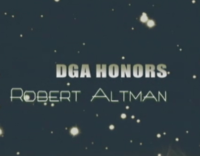 DGA Honors 2004 Robert Altman