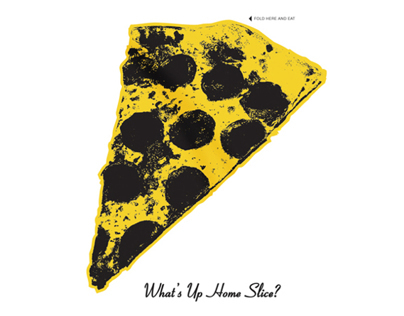 Home Slice Pizza: Album Menu Covers