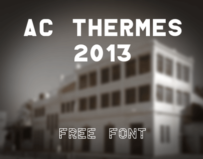 AC Thermes (Free Font)