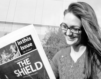 The Shield Black and White Ad