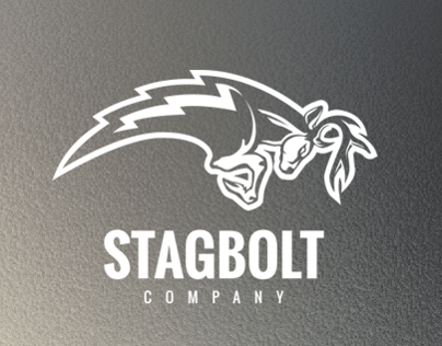 Stagbolt Logo Design