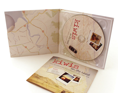 "Kiwis on the road" CD packaging