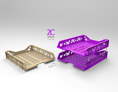 Document Office Tray - 3D Product Design