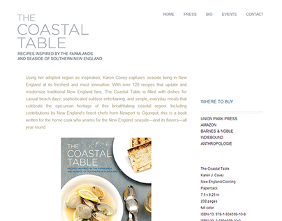 The Coastal Table Website