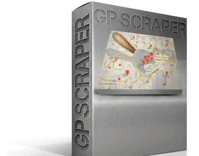 GP Scraper Web and Marketing Material Design