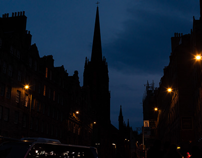 Edinburgh Atmospheric Nighttime Photography