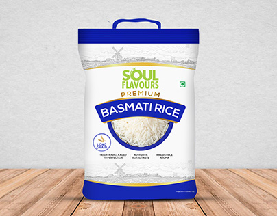 Soul Flavours Basmati Rice Packaging
