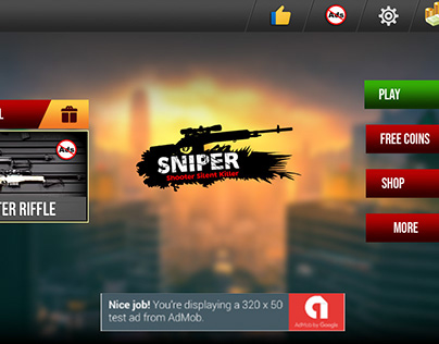 Sniper shooter GUI