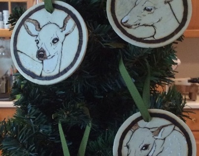 Deer Ornaments!