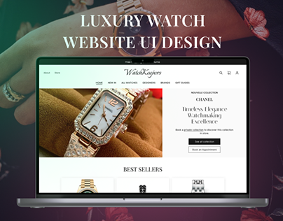 Luxury Watch Website | Landing Page | UI Design