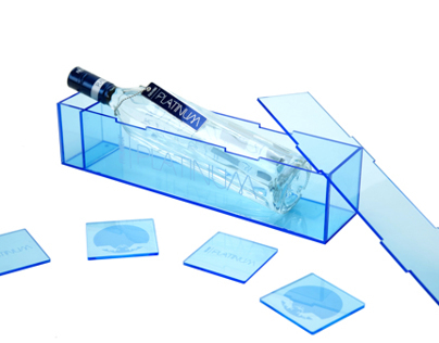 Finlandia Platinum Acrylic Packaging