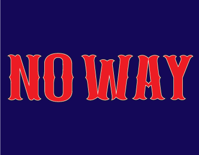 "No Way" Lettering