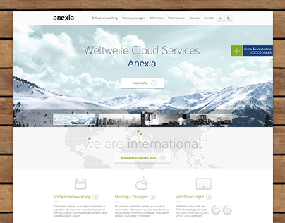 Anexia Website - Proposed Design