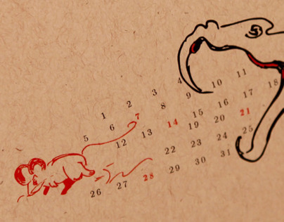 Illustrated Calendar: Year of the Snake