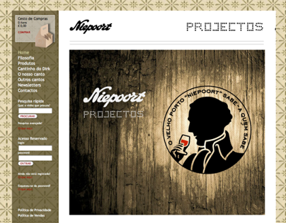 Niepoort Projectos | website