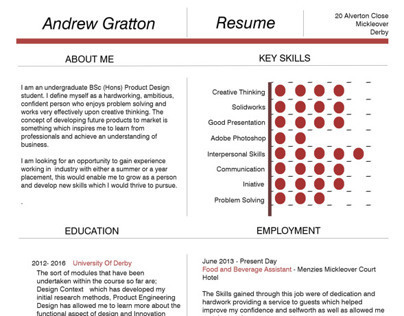 Andrew Gratton Curriculum Vitae