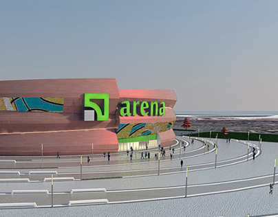 Eurobasket 2015 Arena Facade Proposal Lviv @ UA 2013