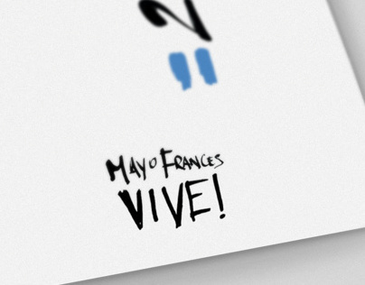 Mayo Francés Vive! / Afiche