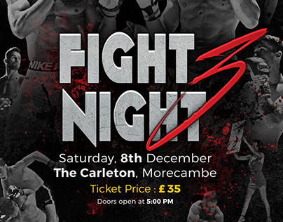 Fight Night 3 Poster Design