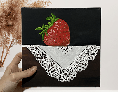 Strawberry Oil Paint