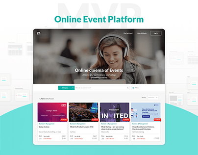 Online event platform
