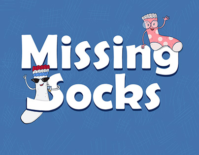 Missing socks media production company illustration