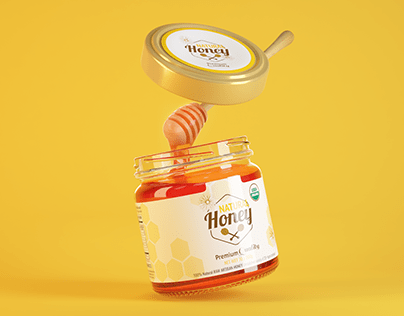 Honey Jar | Product Rendering
