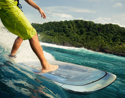 Surfing with phone