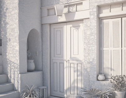 Mediterranean house (3D)