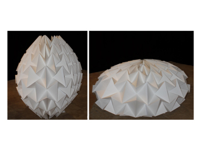 Interactive Origami Sculptures