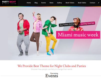 Party Night - Night Club Wordpress Theme