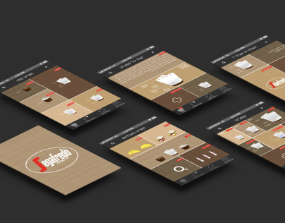 concept delivery app for segafredo cafe