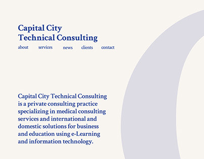 Cap City Tech Website Design